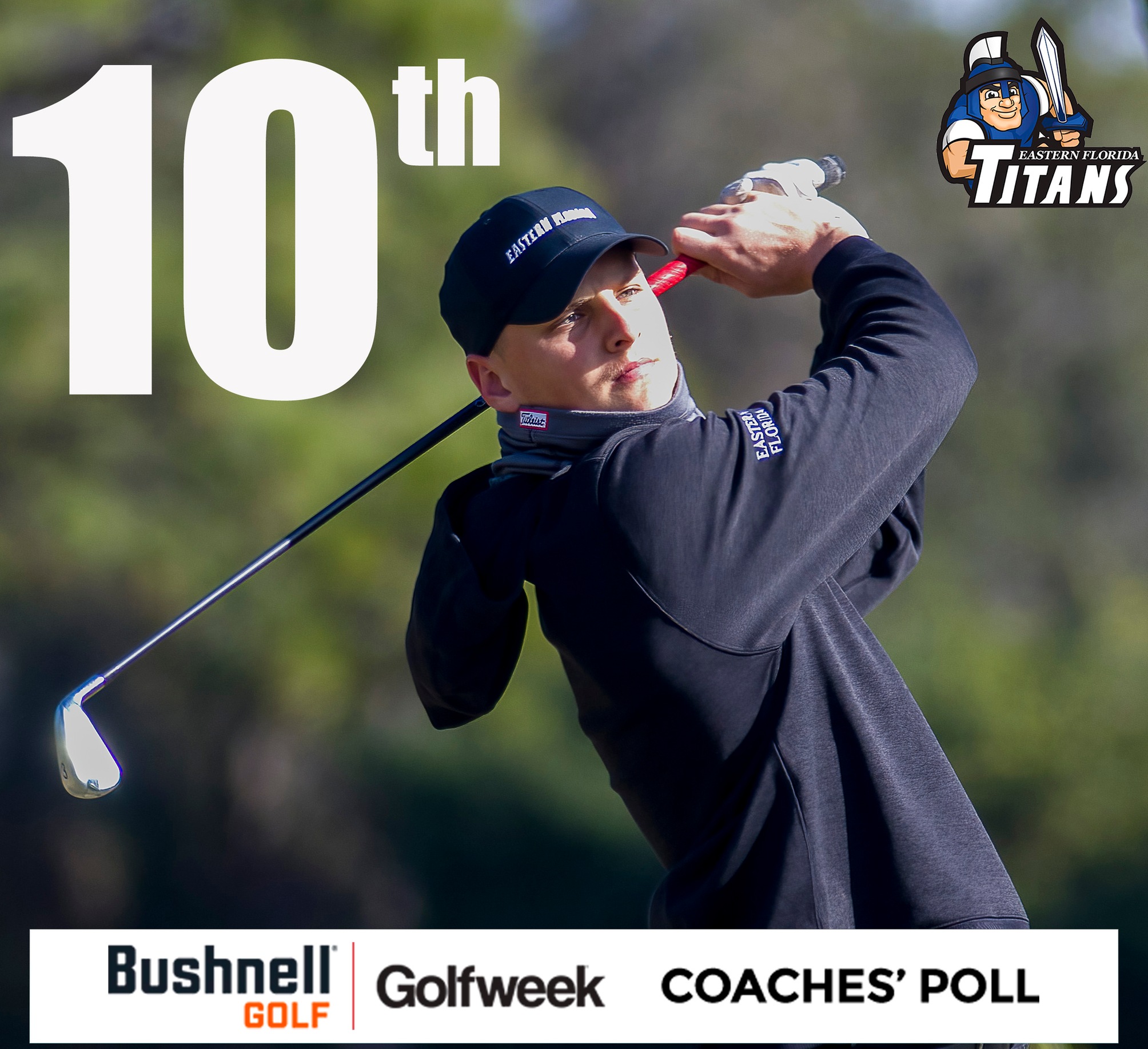 Men's golf team ranked 10th in preseason coaches poll