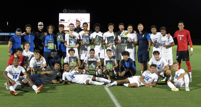 Thumbnail photo for the EFSC men's soccer Sophomore Night gallery