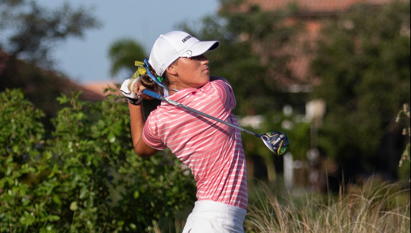 Women's golf team ties for second at Seminole State event